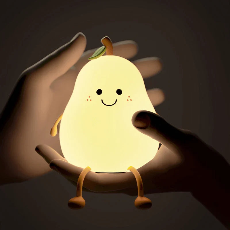 PearLamp Birnen Nachtlicht - Kinder Nachtlampe LED mit Akku