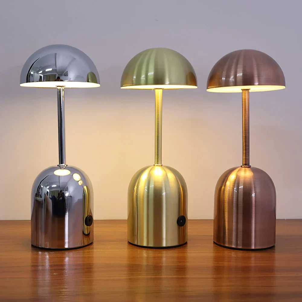 LED-Tischlampe Metall mit Touch-Steuerung und Dimmer