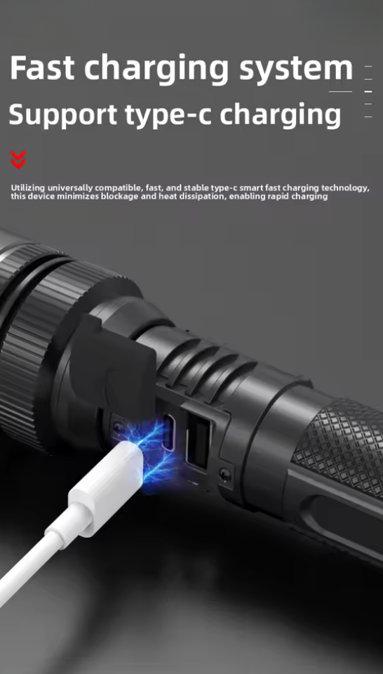 2 in 1 Taschenlampe Powerbank