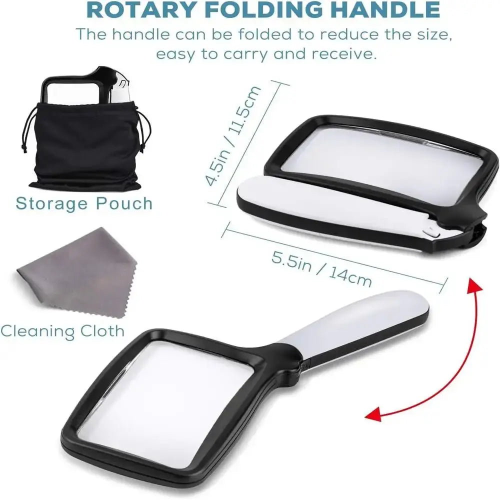 LED-Handlupe – Kleingedrucktes bequem & klar lesen
