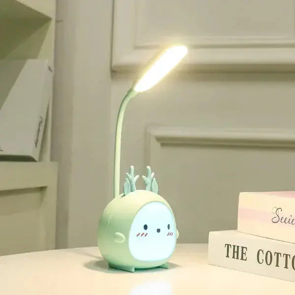LED-Schreibtischlampe Cartoon-Tier – Sanftes Licht & Flexibler Hals