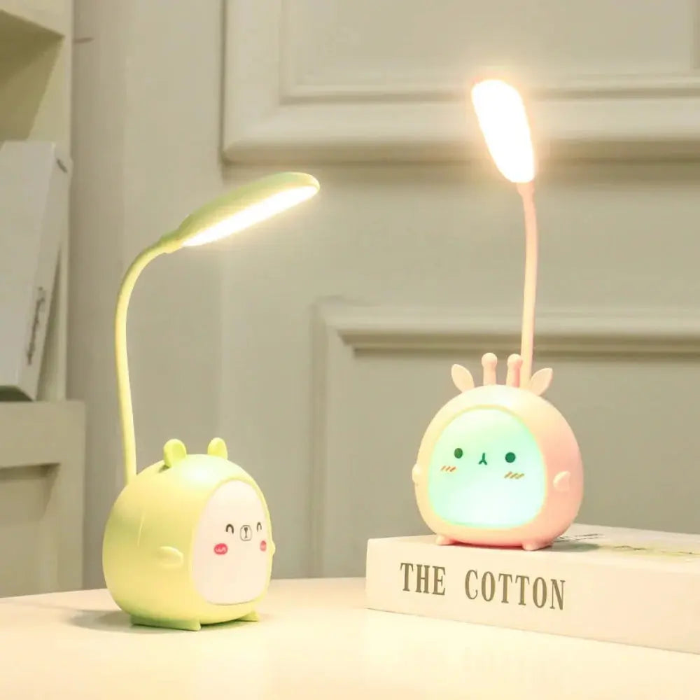 LED-Schreibtischlampe Cartoon-Tier – Sanftes Licht & Flexibler Hals