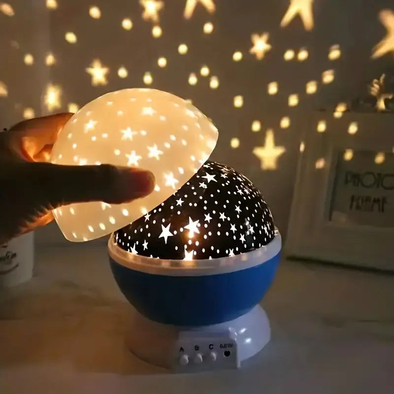 Sternenhimmel-Nachtlampe mit LED – Projektor für Kinderzimmer & Schlafzimmer