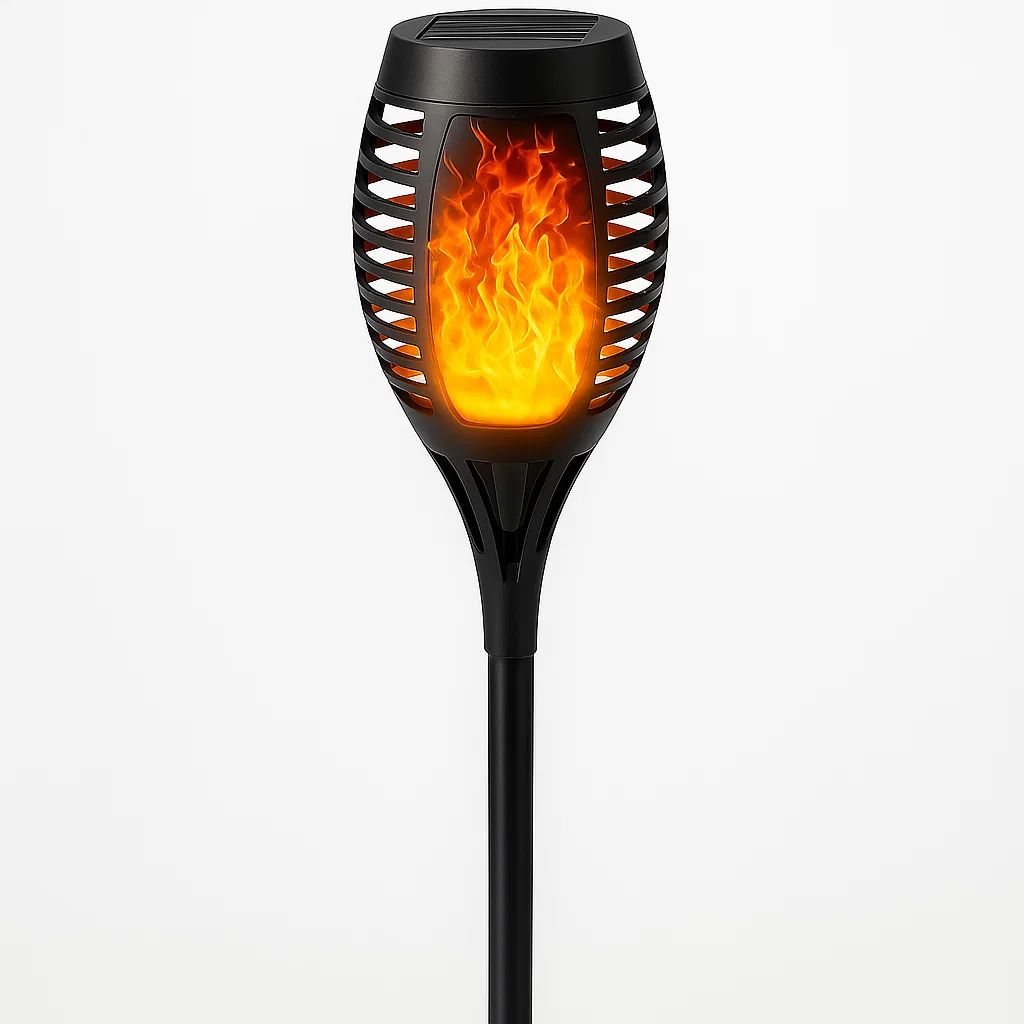 Amber Flammenfackel-Licht