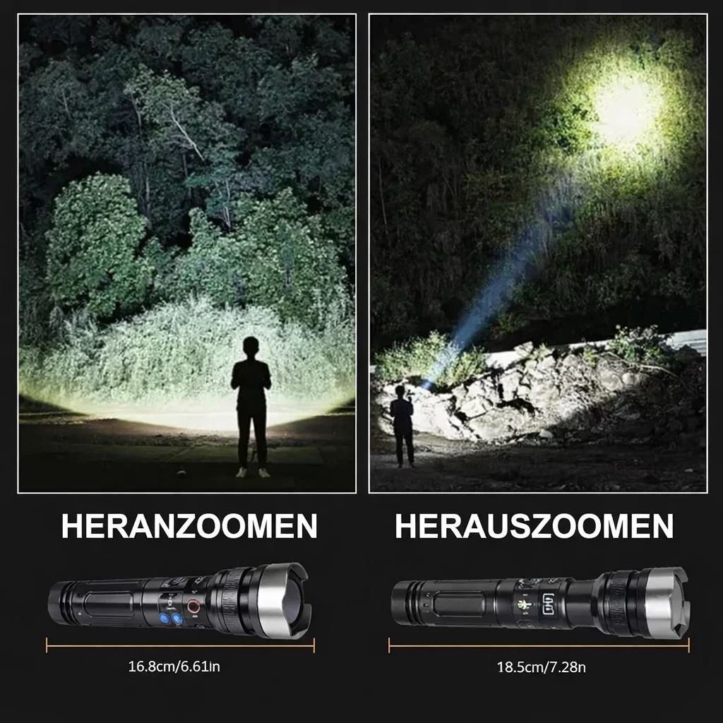 2 in 1 Taschenlampe Powerbank