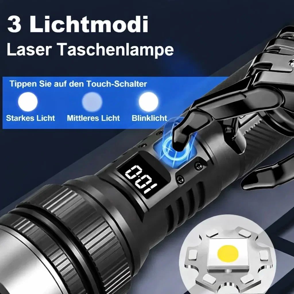 2 in 1 Taschenlampe Powerbank