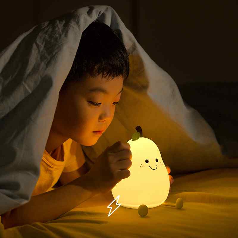 PearLamp Birnen Nachtlicht - Kinder Nachtlampe LED mit Akku