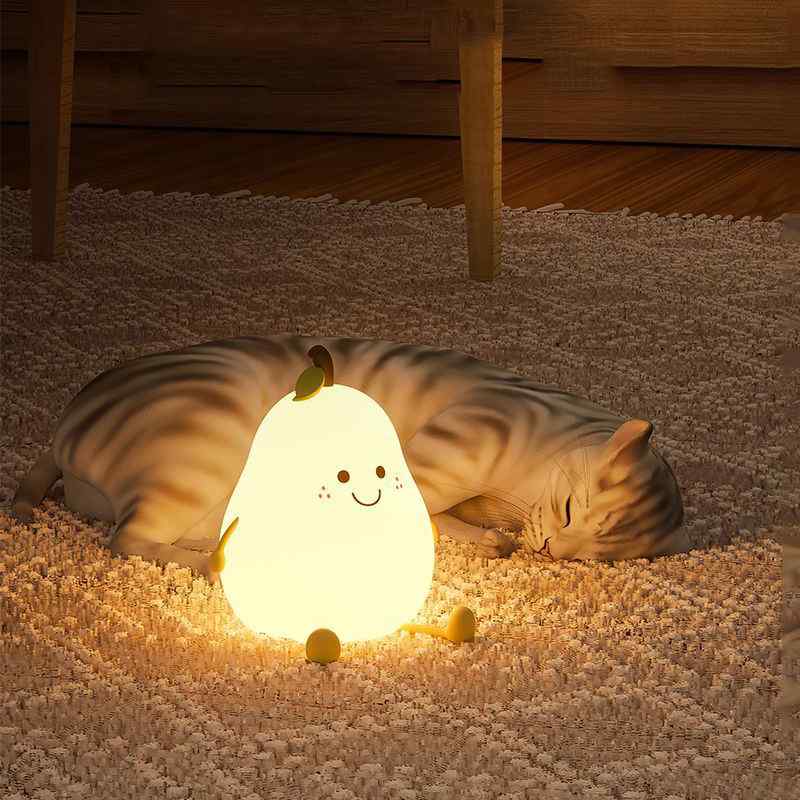 PearLamp Birnen Nachtlicht - Kinder Nachtlampe LED mit Akku