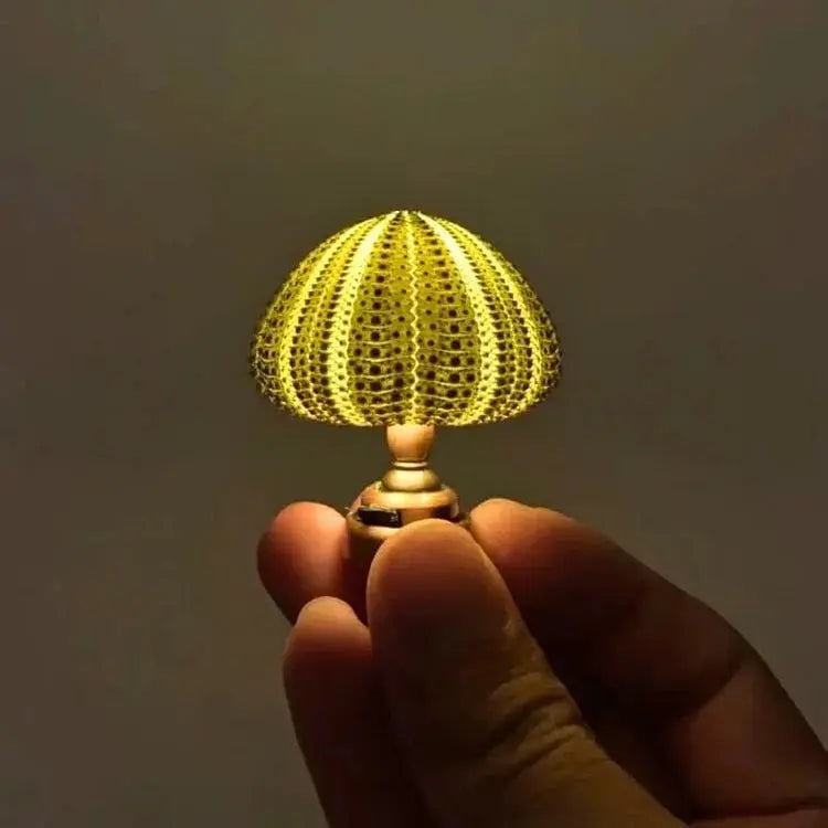 Seeigel-Nachtlampe mit sanfter Ambientebeleuchtung