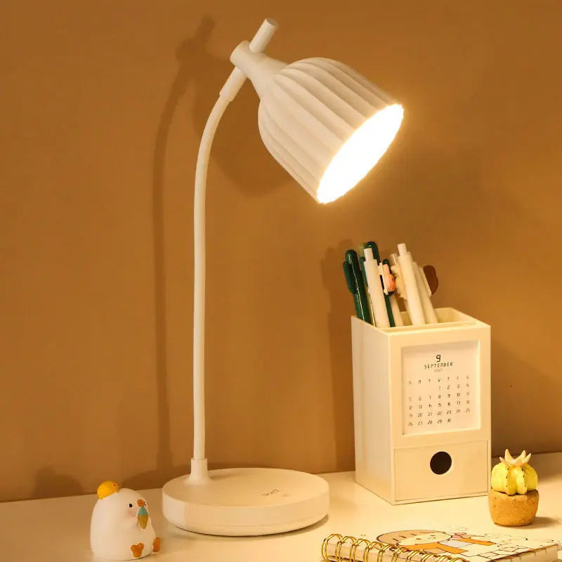 Schreibtischlampe LED dimmbar – Flexible Leuchte für Schreibtisch & Nachttisch