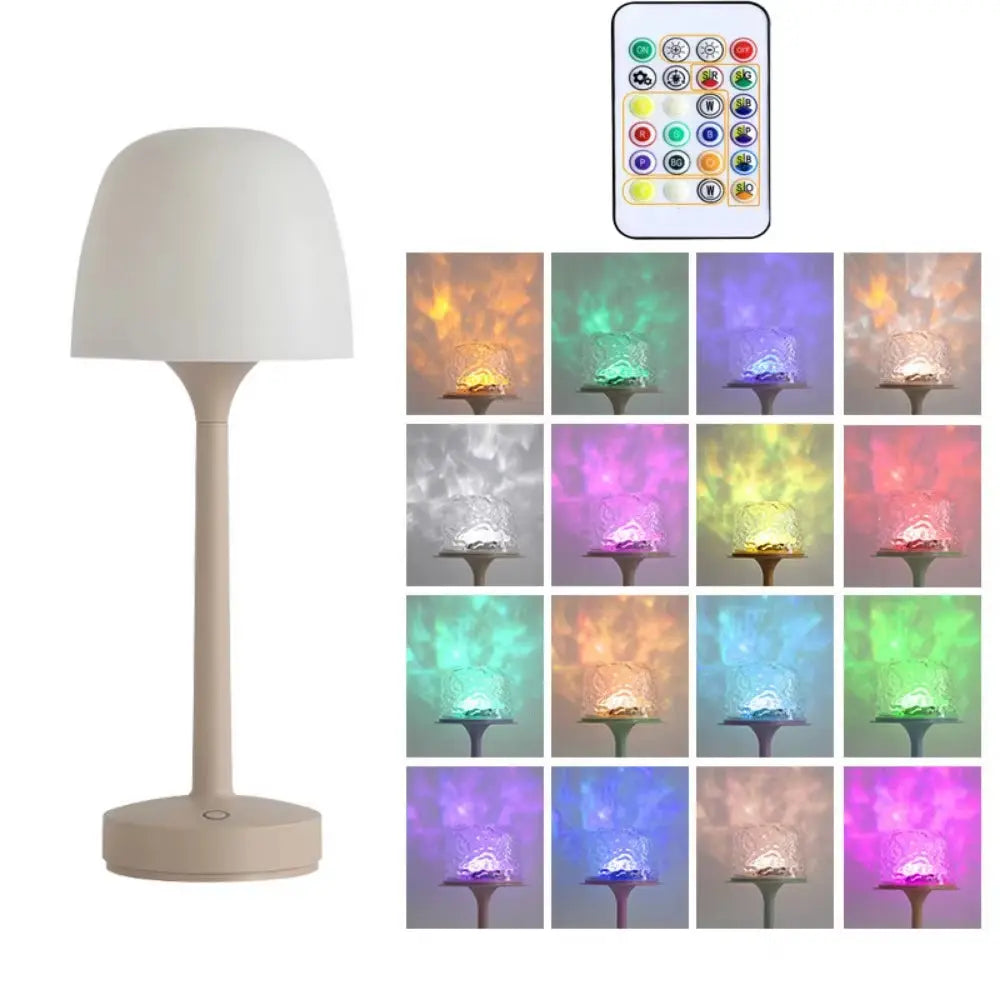 LED Tischleuchte mit RGB Farbwechsel und Touch-Steuerung