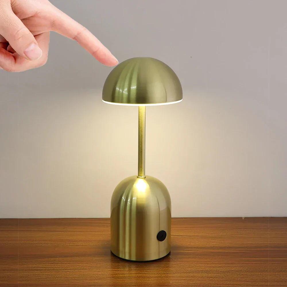 LED-Tischlampe Metall mit Touch-Steuerung und Dimmer