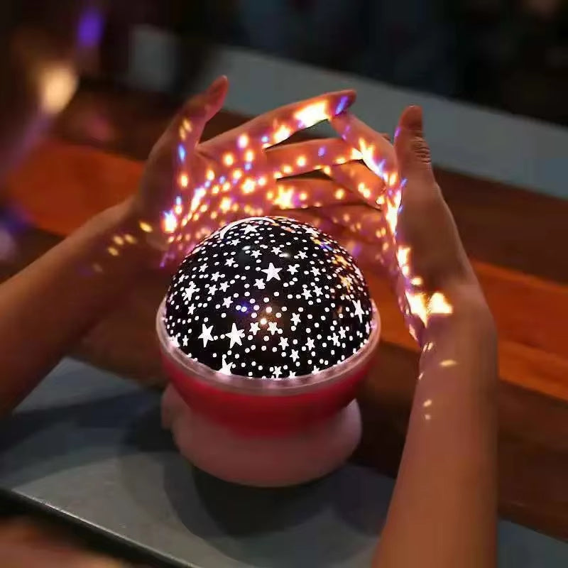 Sternenhimmel-Nachtlampe mit LED – Projektor für Kinderzimmer & Schlafzimmer